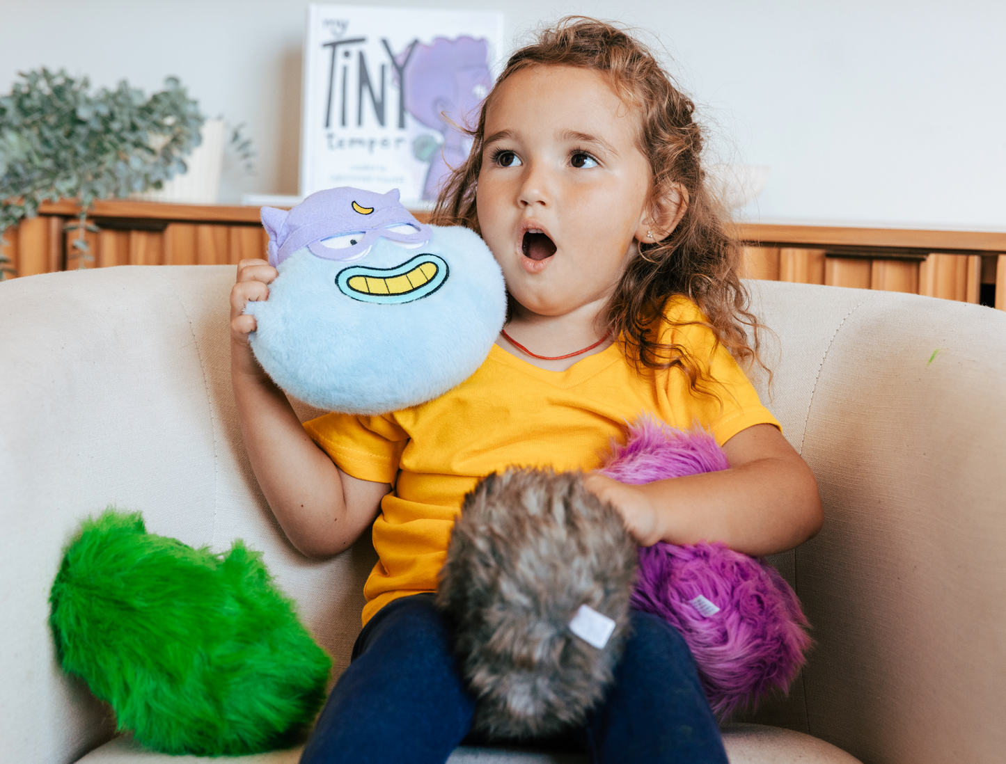 Feelings Friends 4-Friends Set, My Tiny Temper, My Scrappy Sleeper, My Fussy Fever, and My Worried Worrier